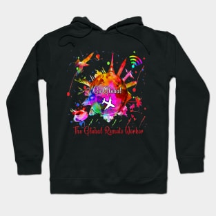 Global and Remote Worker Hoodie